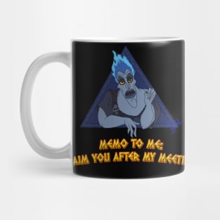 Hades "Maim You After My Meeting" Mug